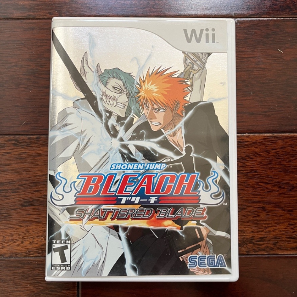 Shonen Jump Bleach Shattered Blade (Nintendo Wii, 2007) Complete -‎ CIB